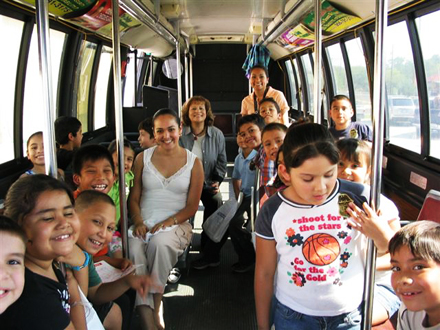 kids in mass transit